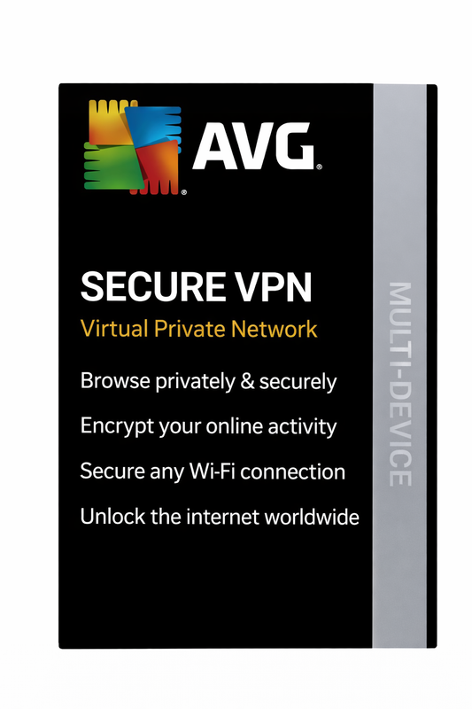 AVG Secure VPN β 5 Devices | 1 Year