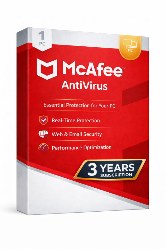 McAfee AntiVirus – 1 Device | 3 Years